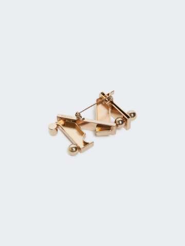 DT★Max Mara★bergen エレメントピアス Brooch jewelry gold | Max Mara