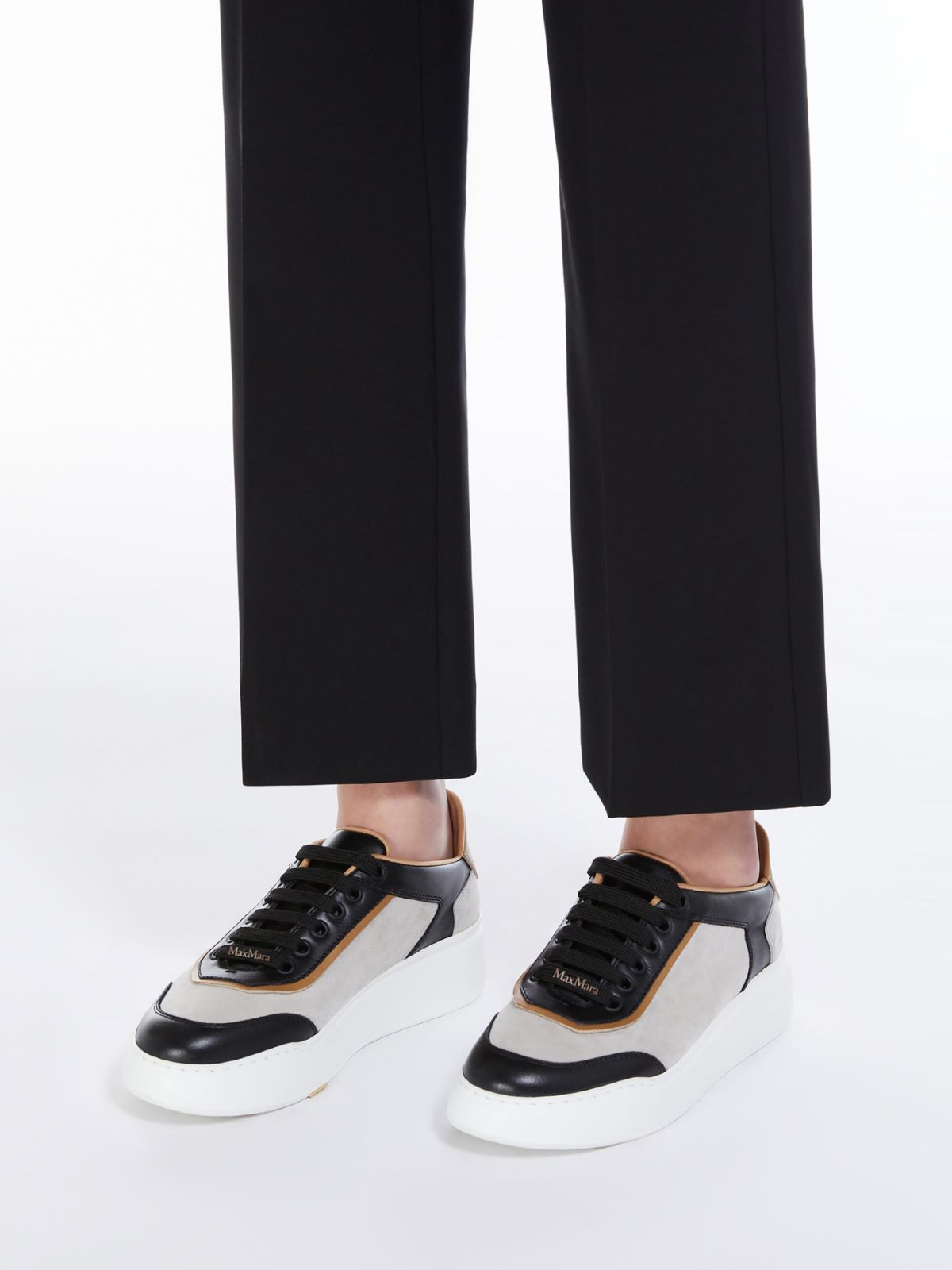 Urban suede sneakers - IVORY - Max Mara - 12