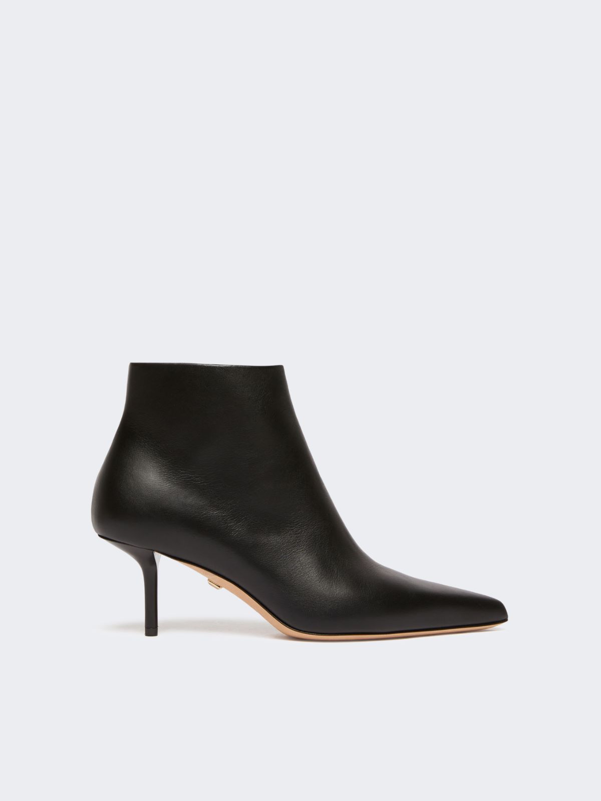 Zip-up leather ankle boots - BLACK - Max Mara - 11