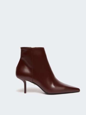 ★DT★Max Mara ★ENGLISHBOOT レザーハイアンクルブーツ Leather boots us | Max Mara
