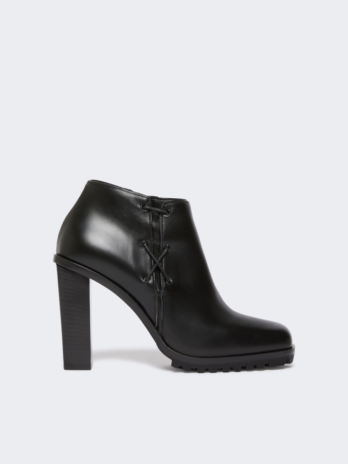 Bootie in pelle liscia