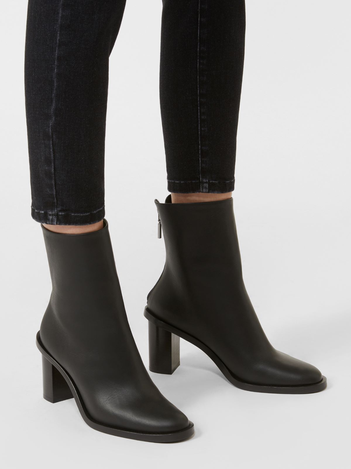 Leather boots - BLACK - Max Mara