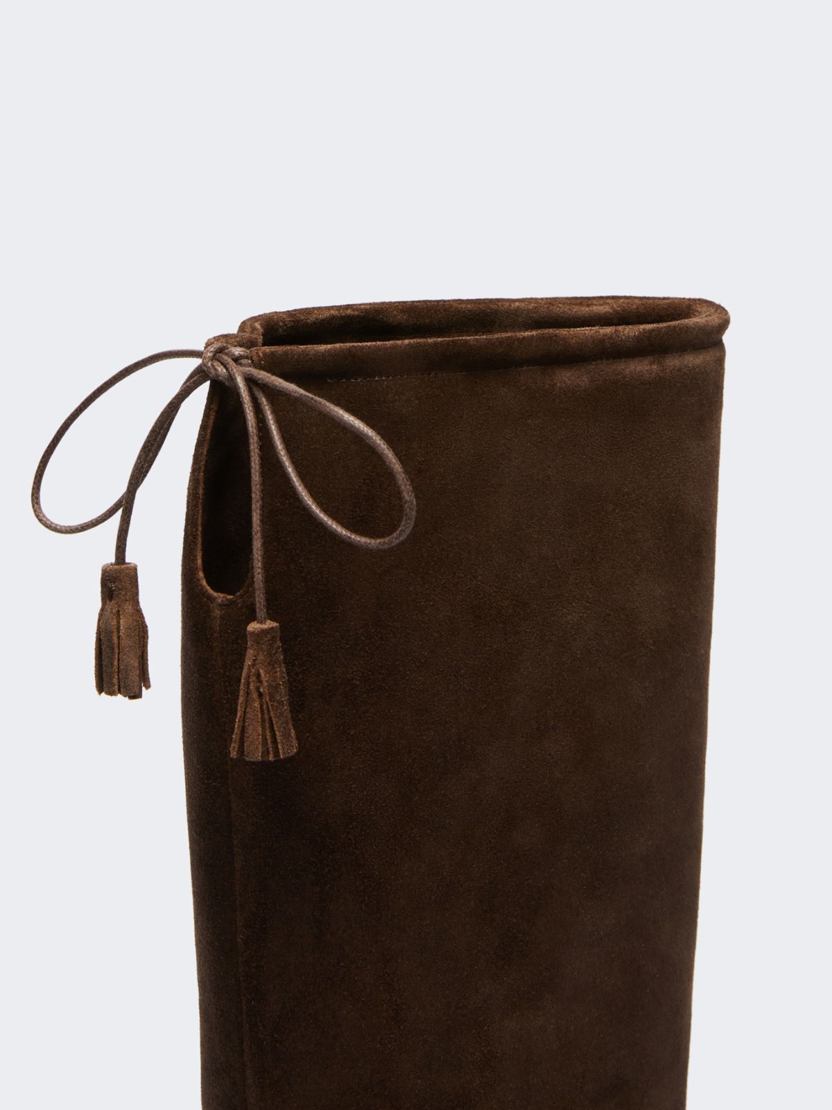 Soft suede boots - DARK BROWN - Max Mara - 6