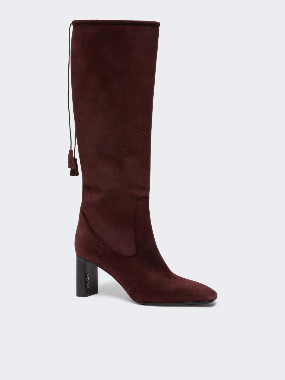 슬라우치부트 레더 부츠 - BORDEAUX - Max Mara - 2