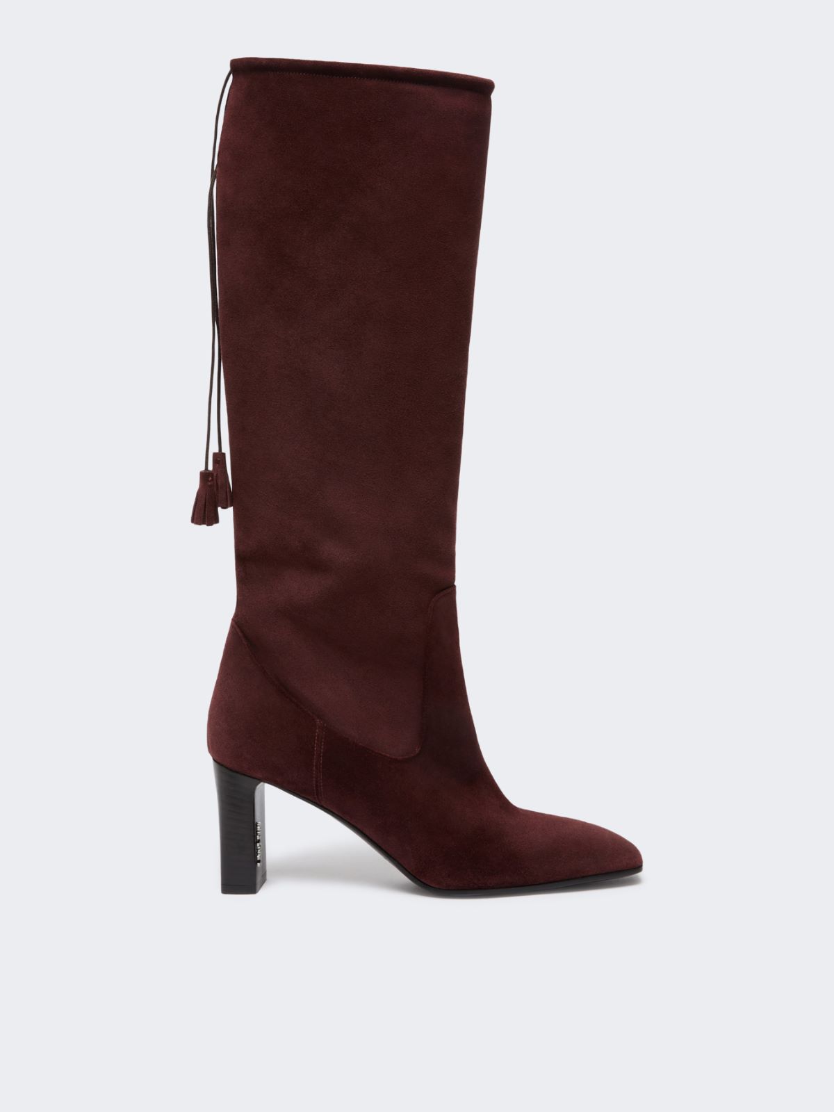 Soft suede boots - BORDEAUX - Max Mara - 12