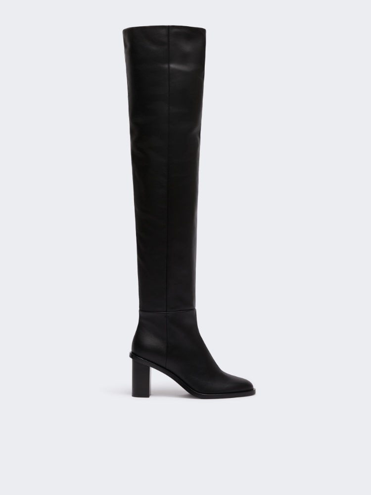 Cuissardes en cuir - NOIR - Max Mara