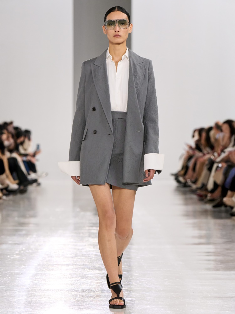 Occhiali da sole squadrato + GRIGIO CHIARO - Max Mara