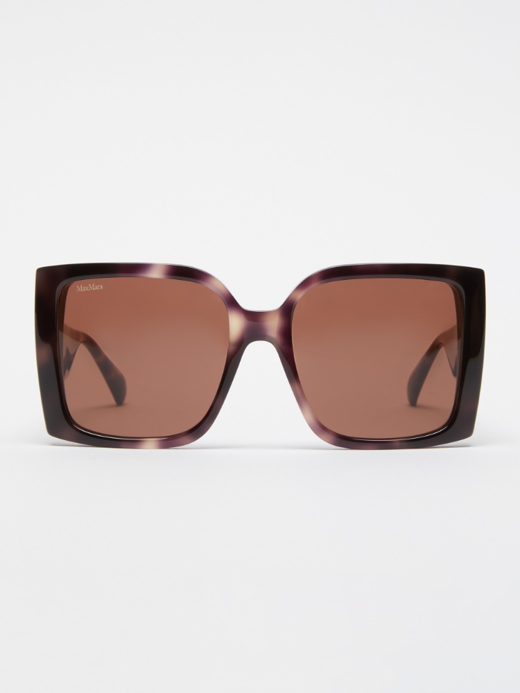 Oversized square sunglasses - TAWNY BRONZE BROWN - Max Mara