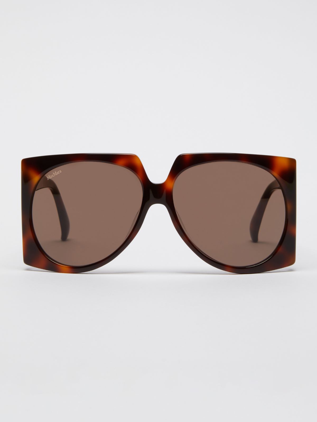 Occhiale da sole squadrato oversize - AVANA SABBIA - Max Mara - 9