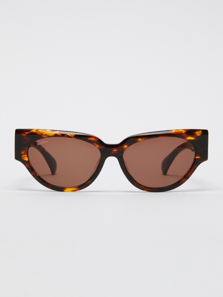 Low oval sunglasses - TAWNY BRONZE BROWN - Max Mara