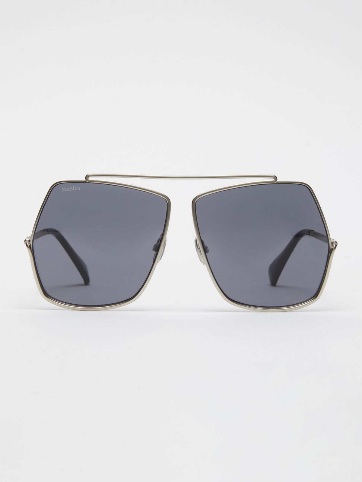Oversized square sunglasses - DARK GREY - Max Mara - 9