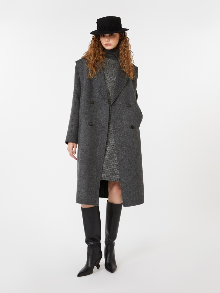 Cappotto 2-in-1 in drap di lana - ANTRACITE - Max Mara