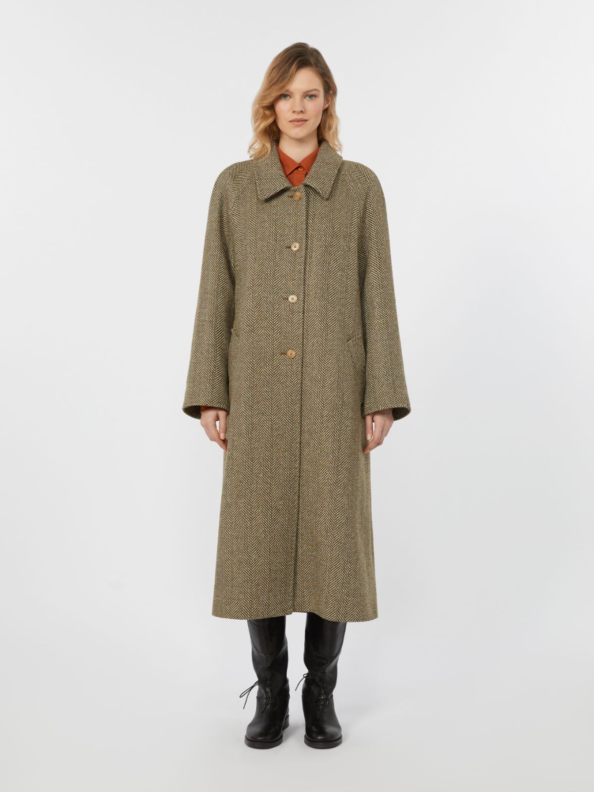 Double-faced wool coat - GREEN - Max Mara - 2