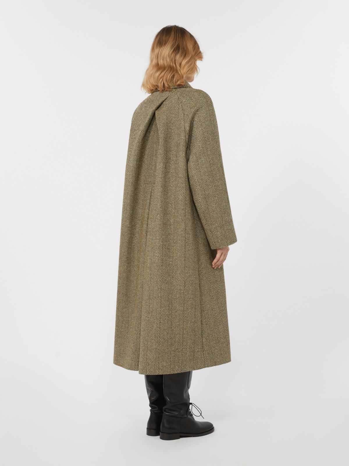 Double-faced wool coat - GREEN - Max Mara - 3