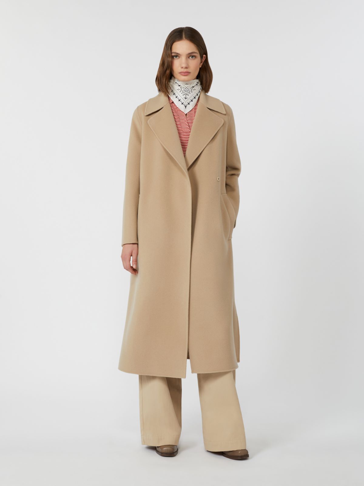Wool robe coat - BEIGE - Max Mara