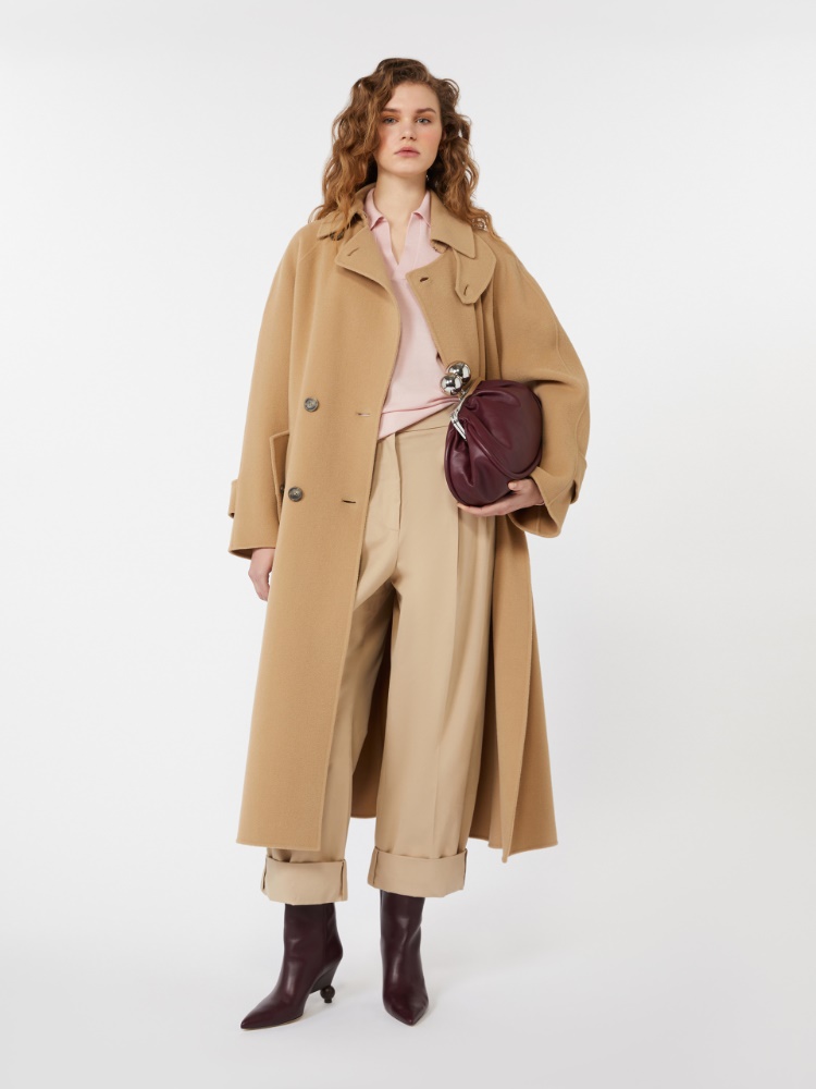 Double-sided wool trench coat - CAMEL - Max Mara