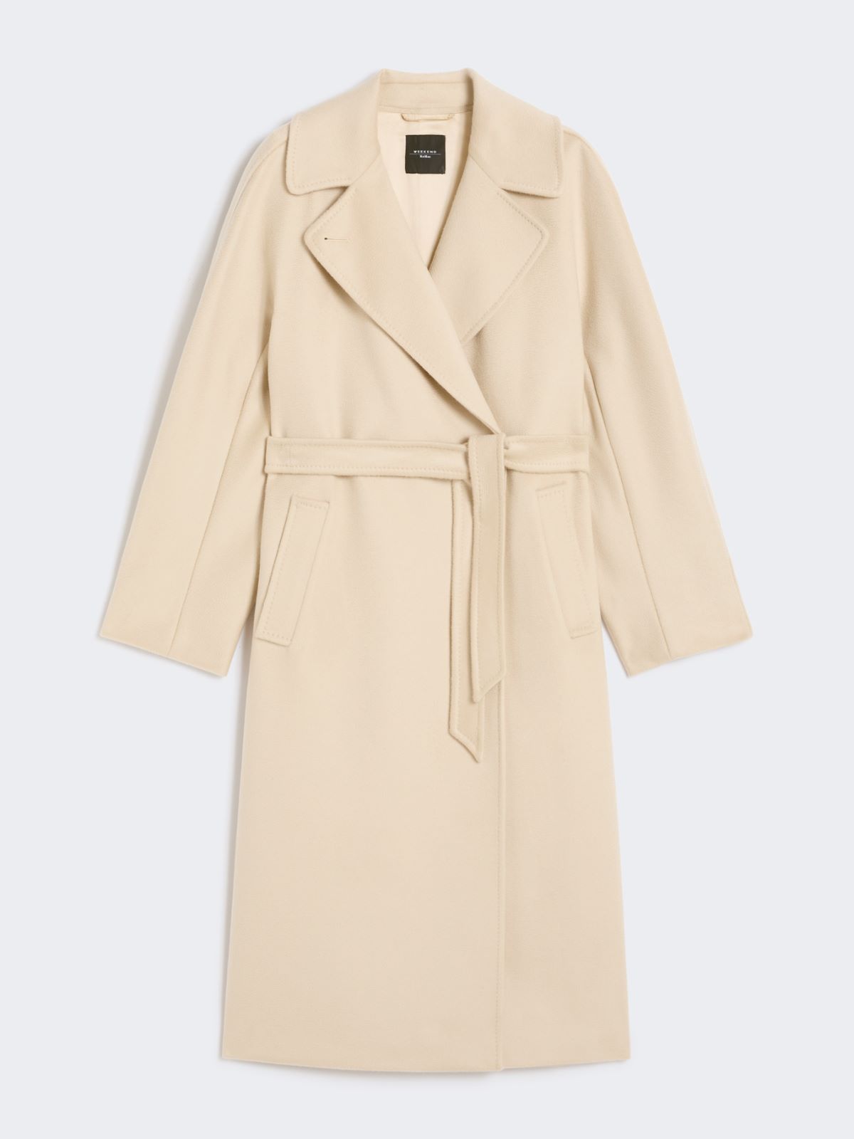 Double-breasted wool coat - IVORY - Max Mara - 8