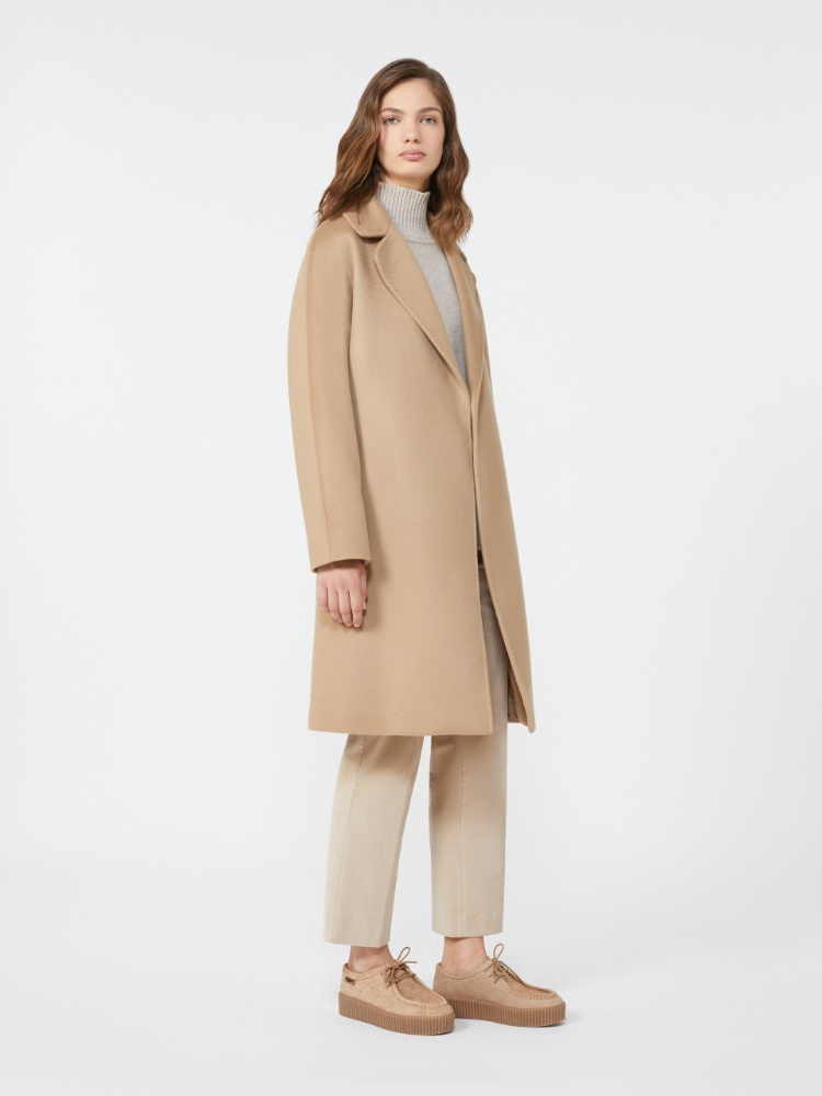 [コルテ] ピュア ヴァージンウール ラップ コート - CAMEL - Max Mara