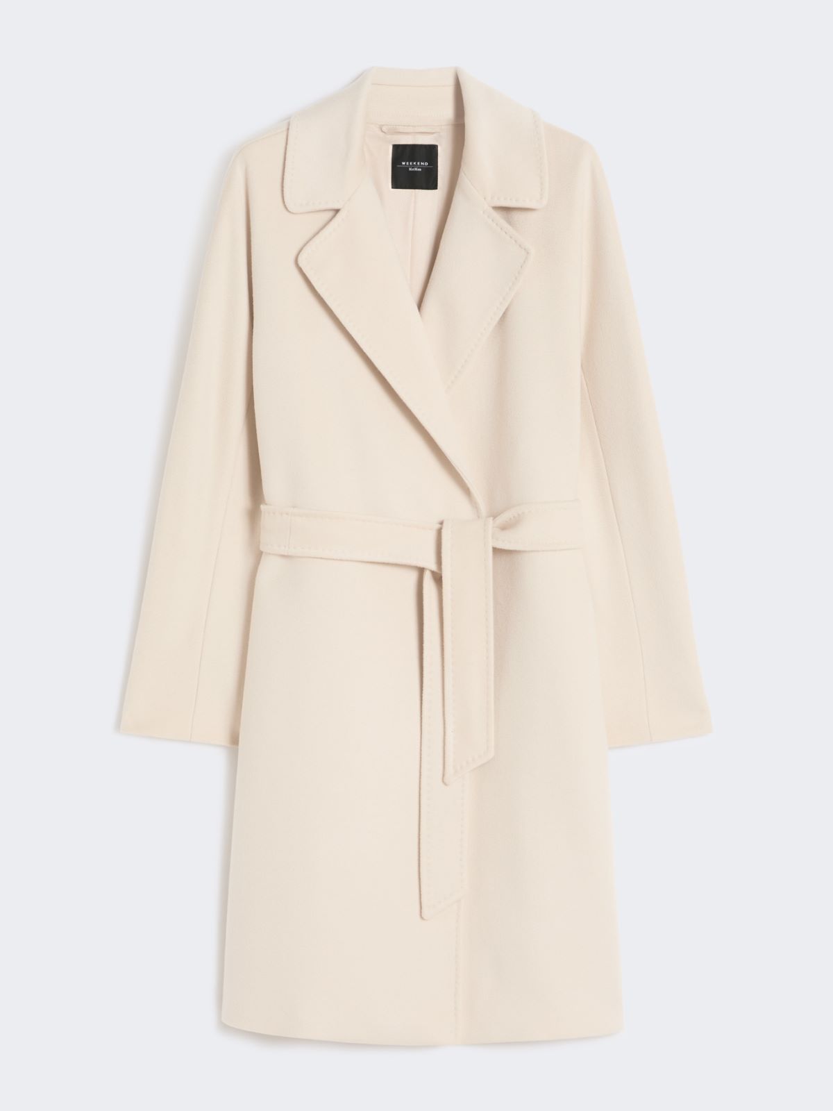 Wool wrap coat - IVORY - Max Mara - 8