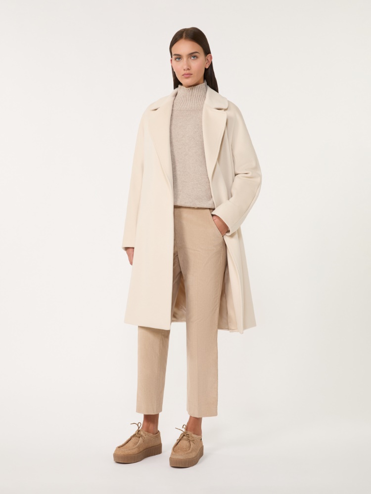 Wool wrap coat - IVORY - Max Mara