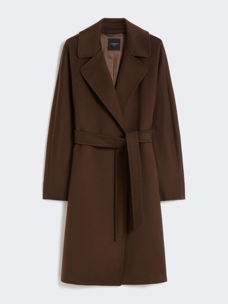 코르테 버진울 코트 - CHOCOLATE - Max Mara