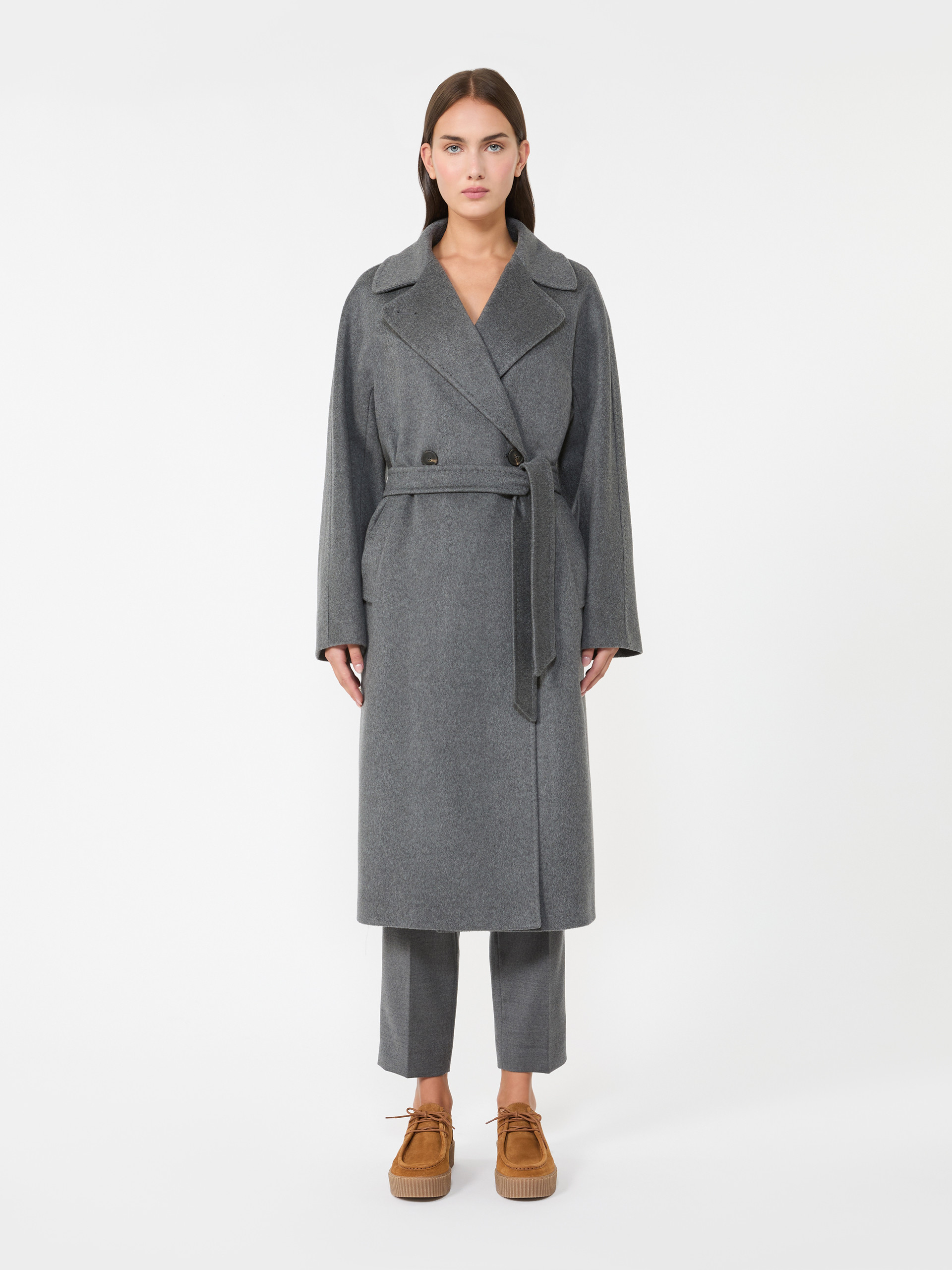 카스시아 캐시미어 코트 - DARK GREY - Max Mara - 2