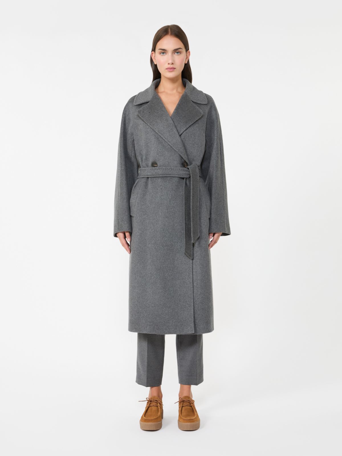 카스시아 캐시미어 코트 - DARK GREY - Max Mara - 4