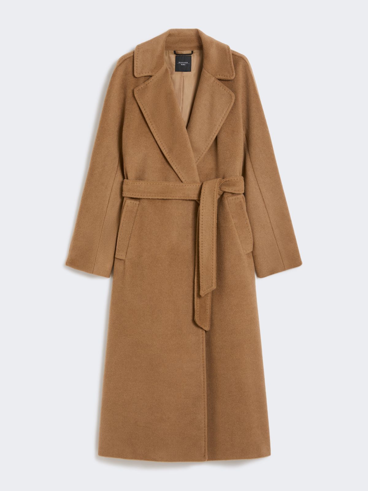Long wool and alpaca coat - CAMEL - Max Mara - 8