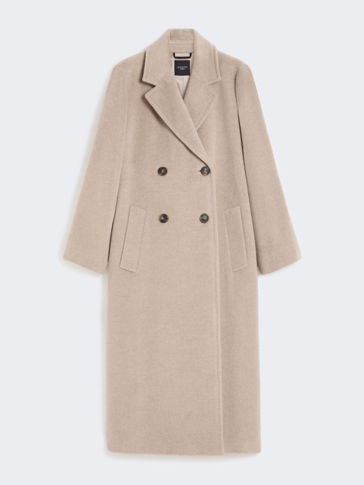 Double-breasted coat in wool and alpaca - TURTLEDOVE - Max Mara - 9