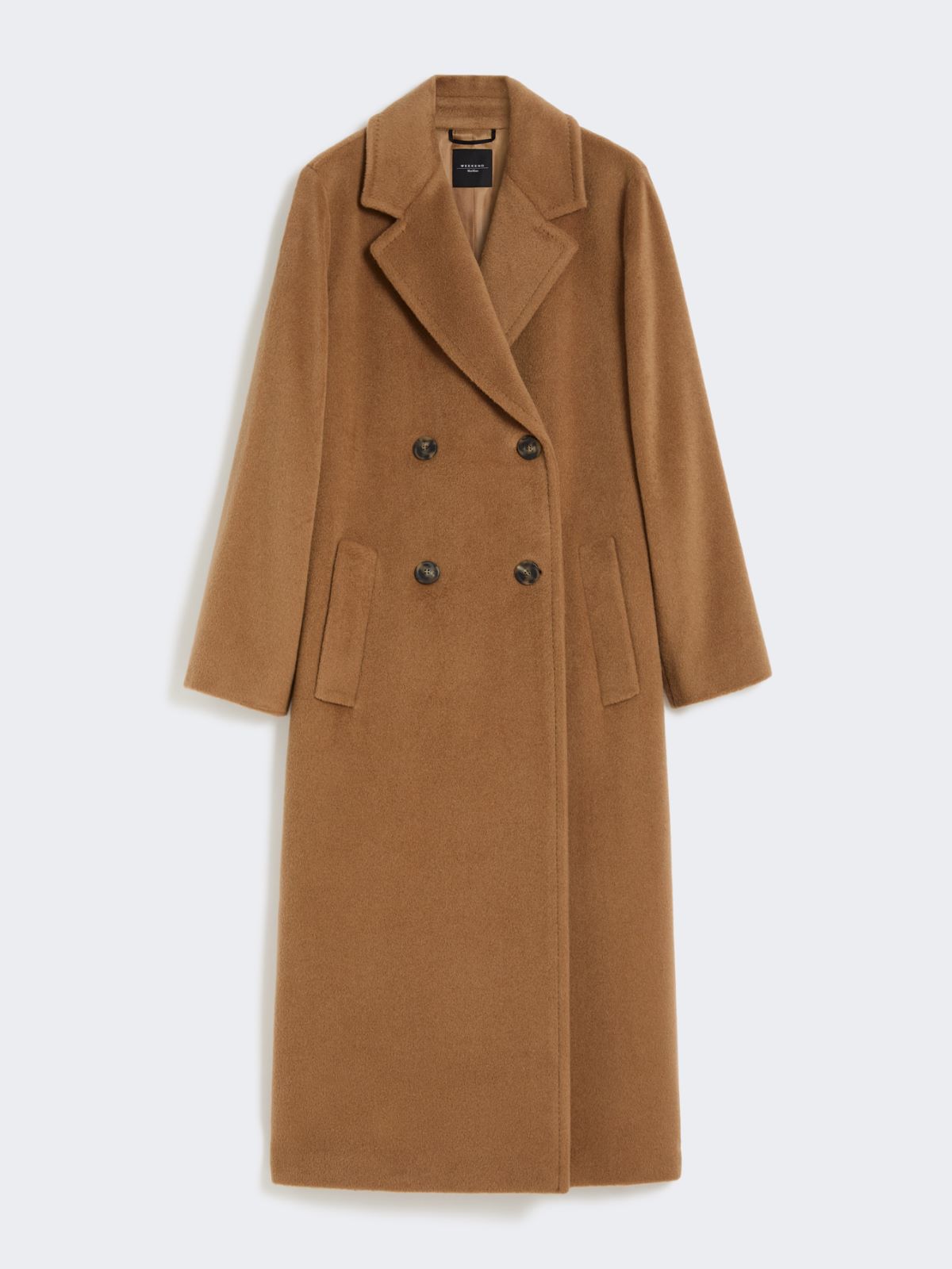 Double-breasted coat in wool and alpaca - CAMEL - Max Mara - 8