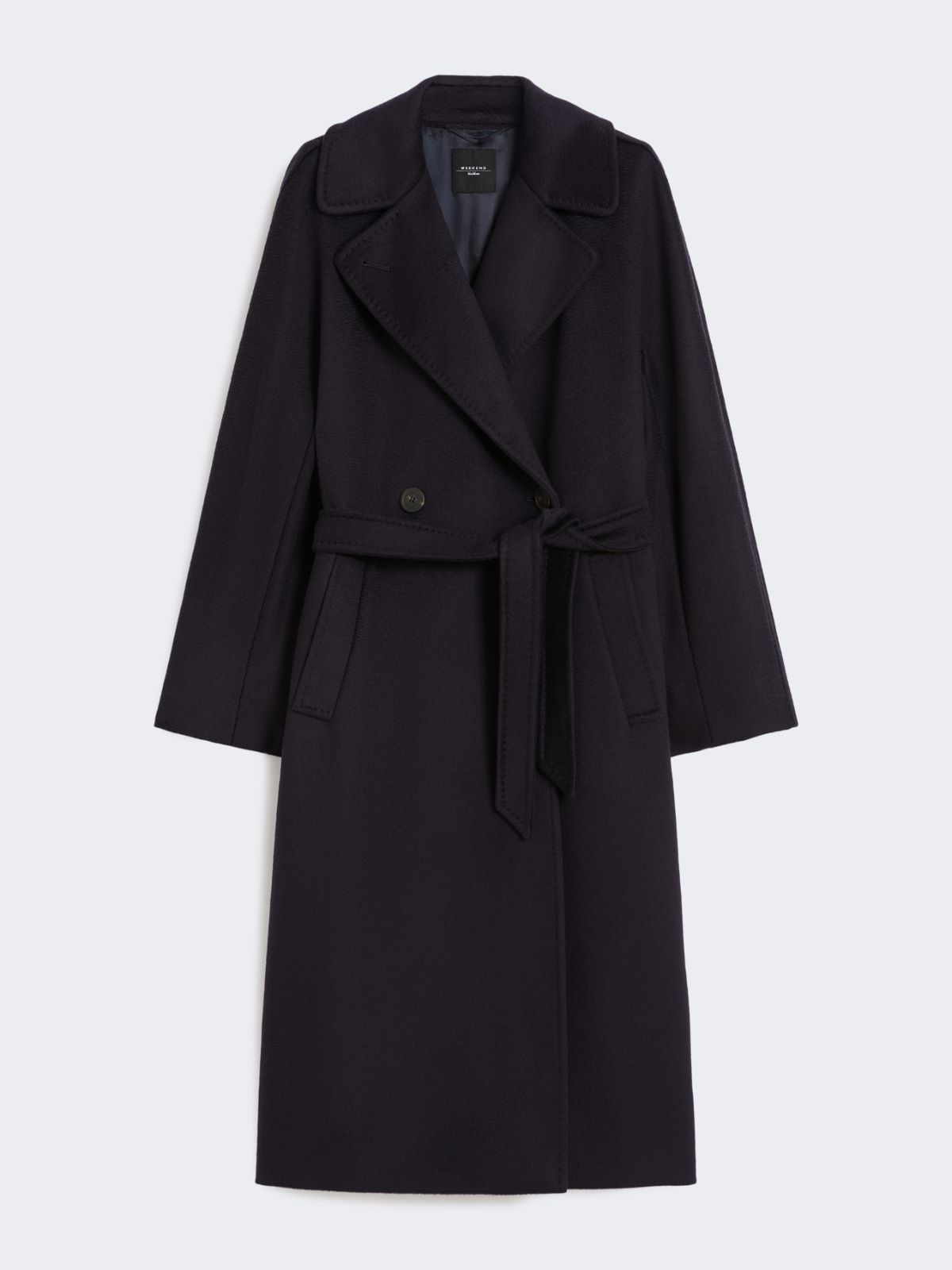 Double-breasted wool midi coat - NAVY - Max Mara - 9