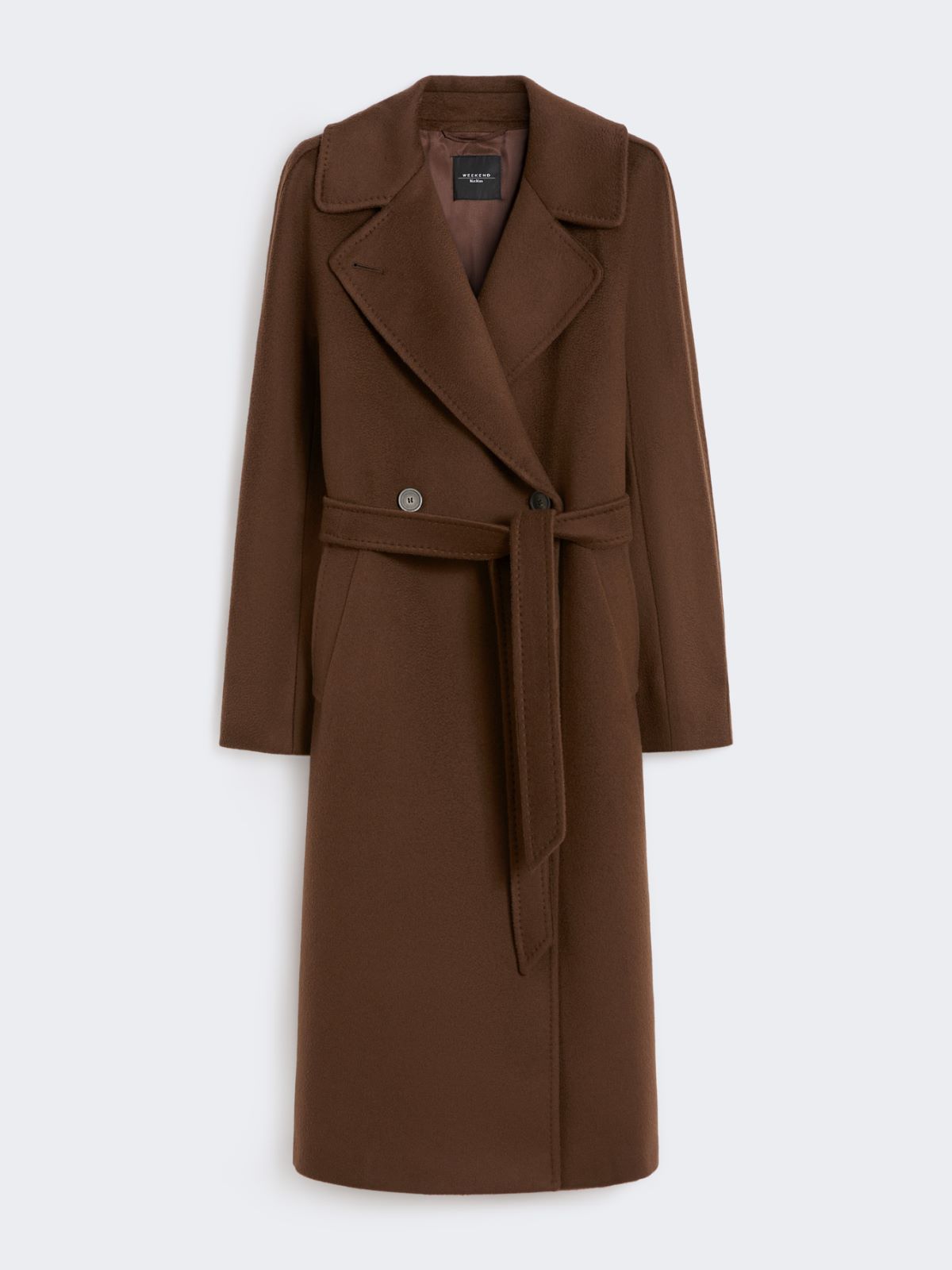 Double-breasted wool midi coat - CHOCOLATE - Max Mara - 8