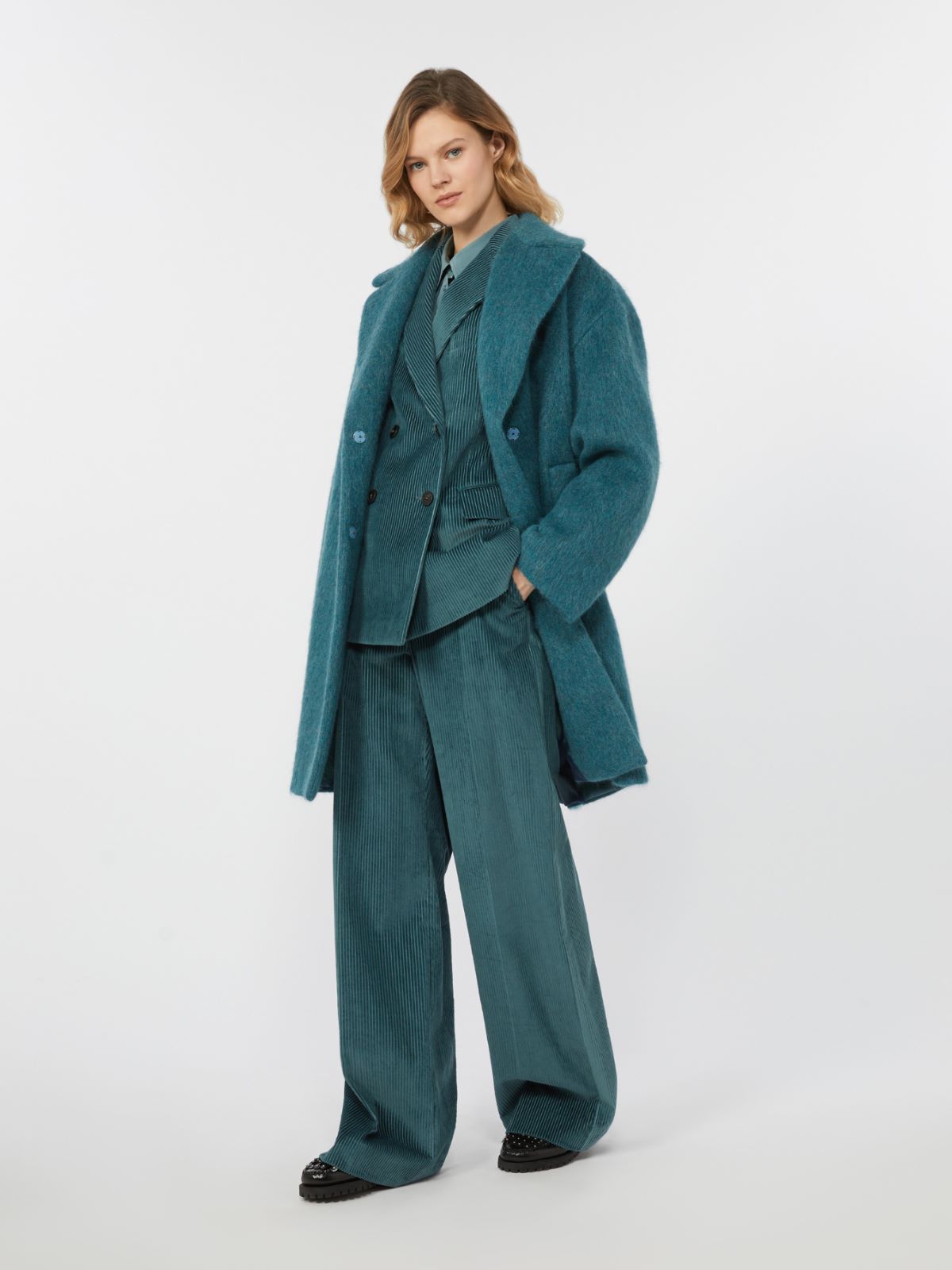 コート MAX MARA Women Coats 2421316013 001 Blue Coats Blue and light blue Woman | Max Mara