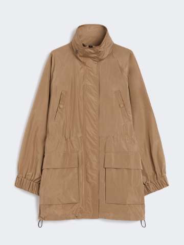 コート Weekend Max Mara SPUMA - Technical taffeta windbreaker jacke Technical taffeta windbreaker, beige | 