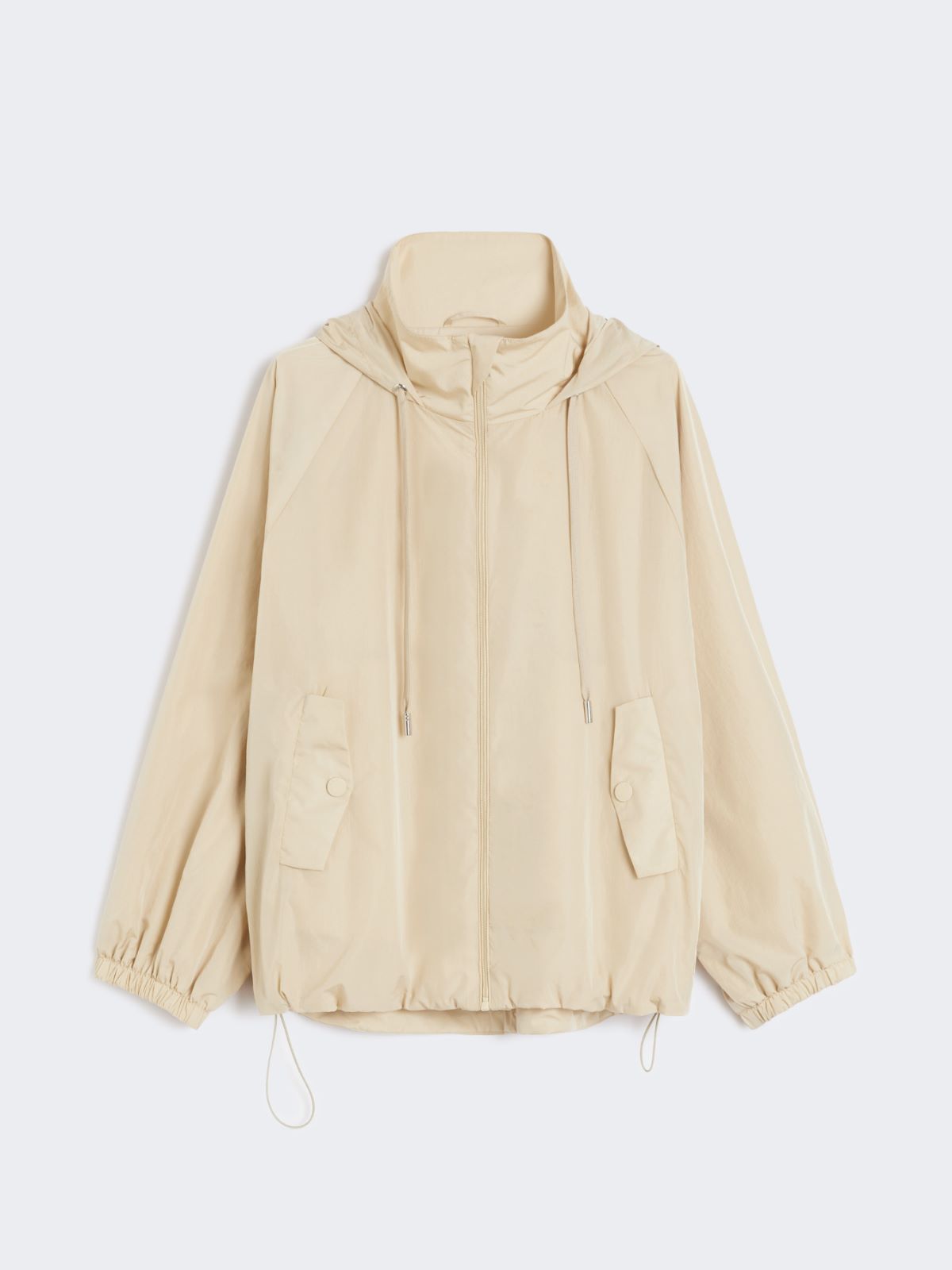 Technical taffeta windbreaker - BEIGE - Max Mara - 10