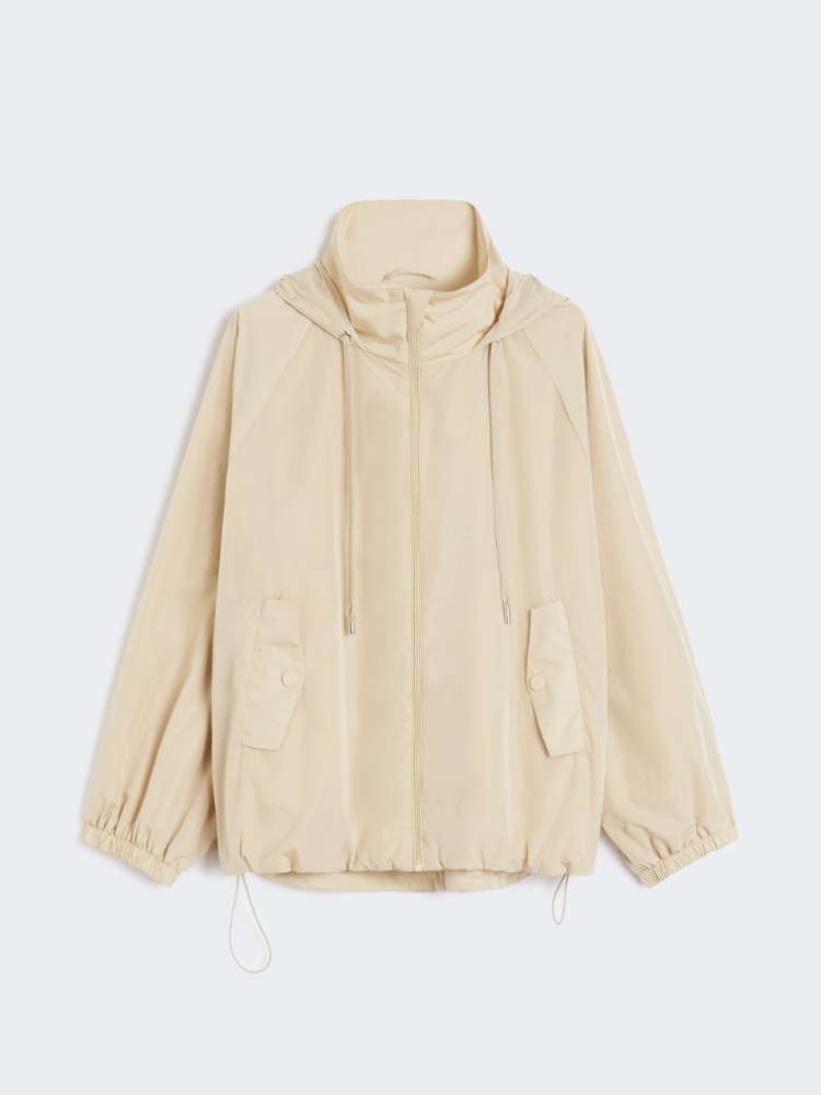Technical taffeta windbreaker - BEIGE - Max Mara