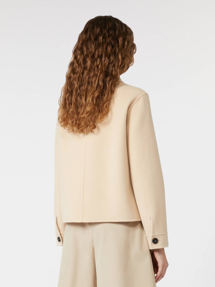 ジャケット Weekend Max Mara NORDICA - Shirt jacket in wool Wool shirt jacket, ivory | Weekend Max Mara