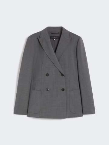 ★2024FW 超新作★S MAXMARA★WOOL JACKET Grey wool jacket | Max Mara