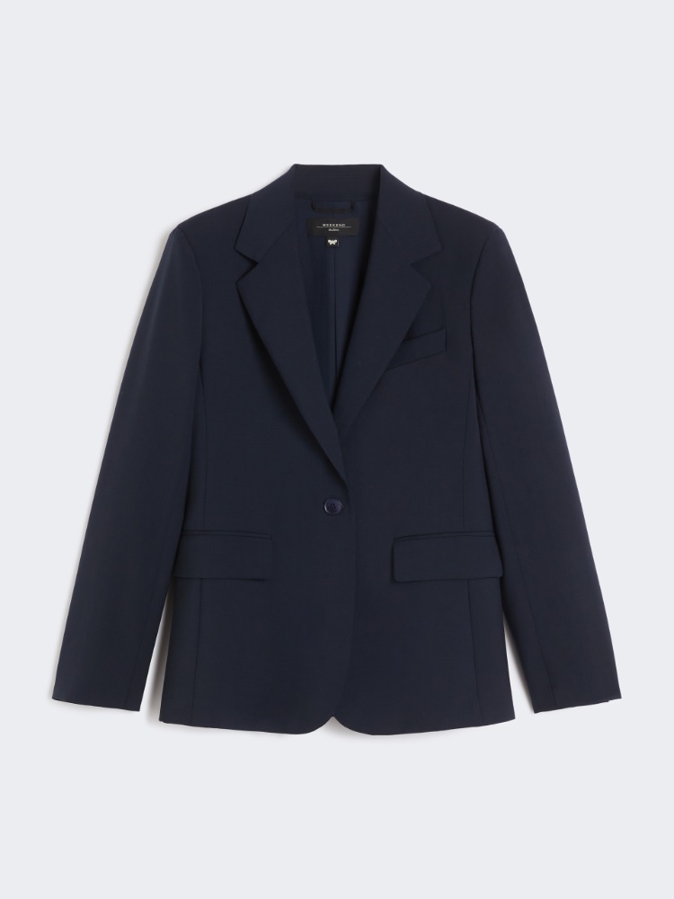 MAX MARA WEEKEND 千鳥 テーラードジャケット ウール 40 マックスマーラ MAX MARA ウィークエンド WEEKEND 千鳥格子