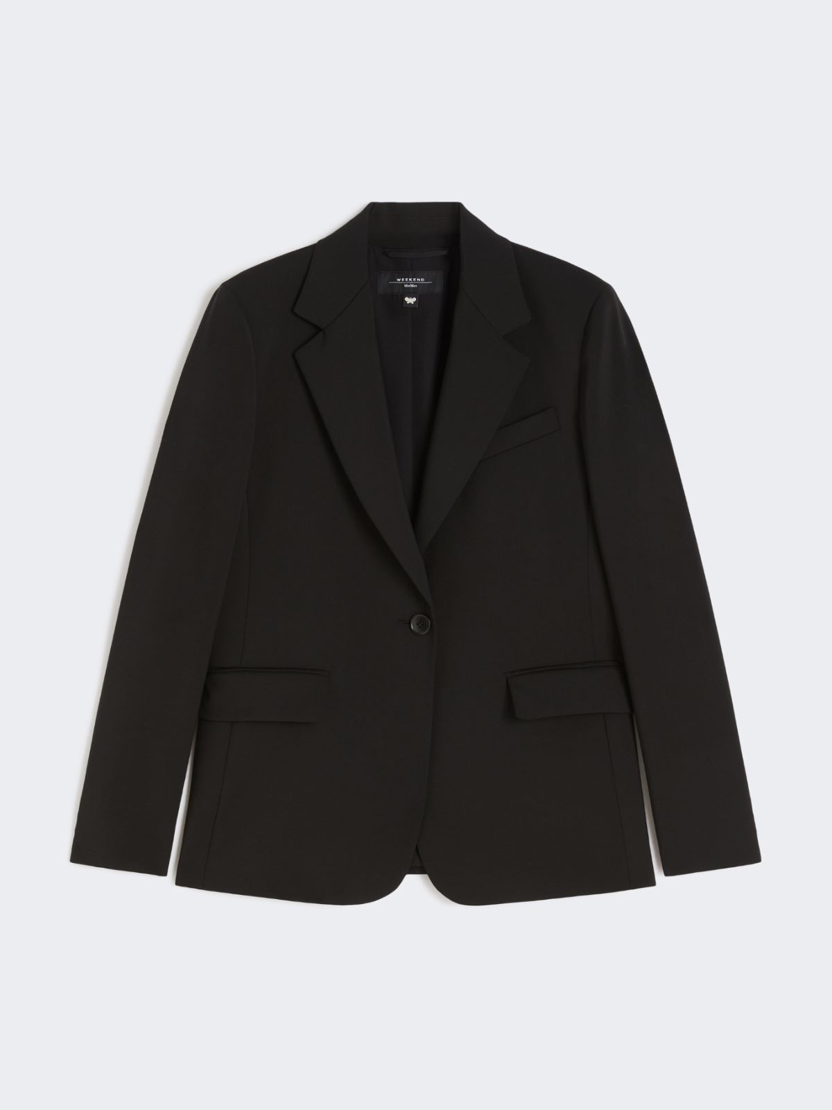 Natural stretch wool blazer - BLACK - Max Mara - 9