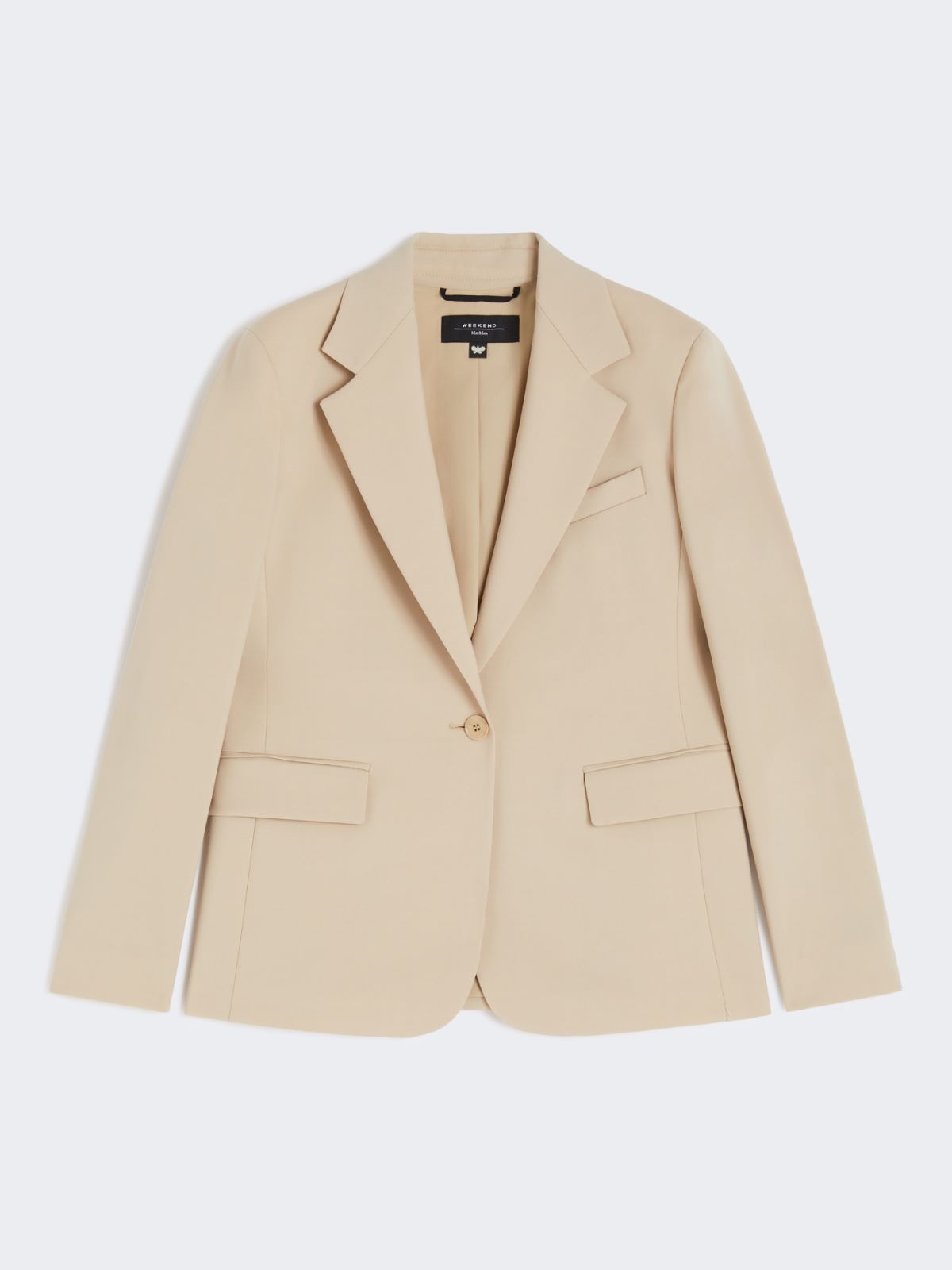 Blazer aus natürlich elastischer Wolle - BEIGE - Max Mara - 9