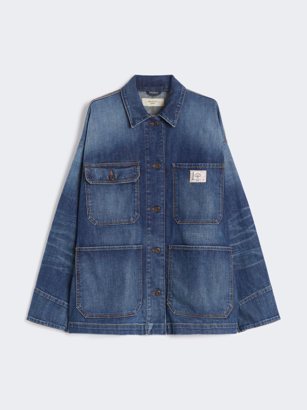 Denim workwear jacket - NAVY - Max Mara - 10