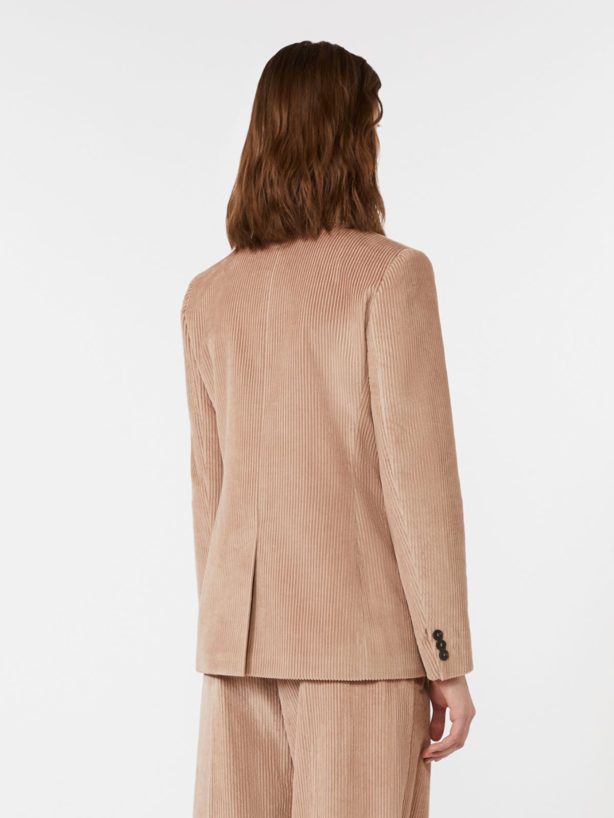 Double-breasted velvet blazer - ANTIQUE ROSE - Max Mara - 3