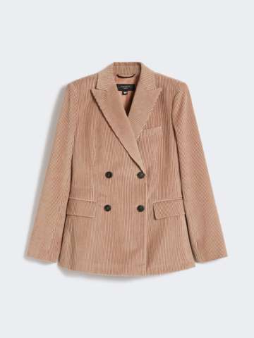 【送料&関税込】'S Max Mara Double-breasted Velvet Blazer Weekend Max Mara Double-breasted velvet blazer - Jackets