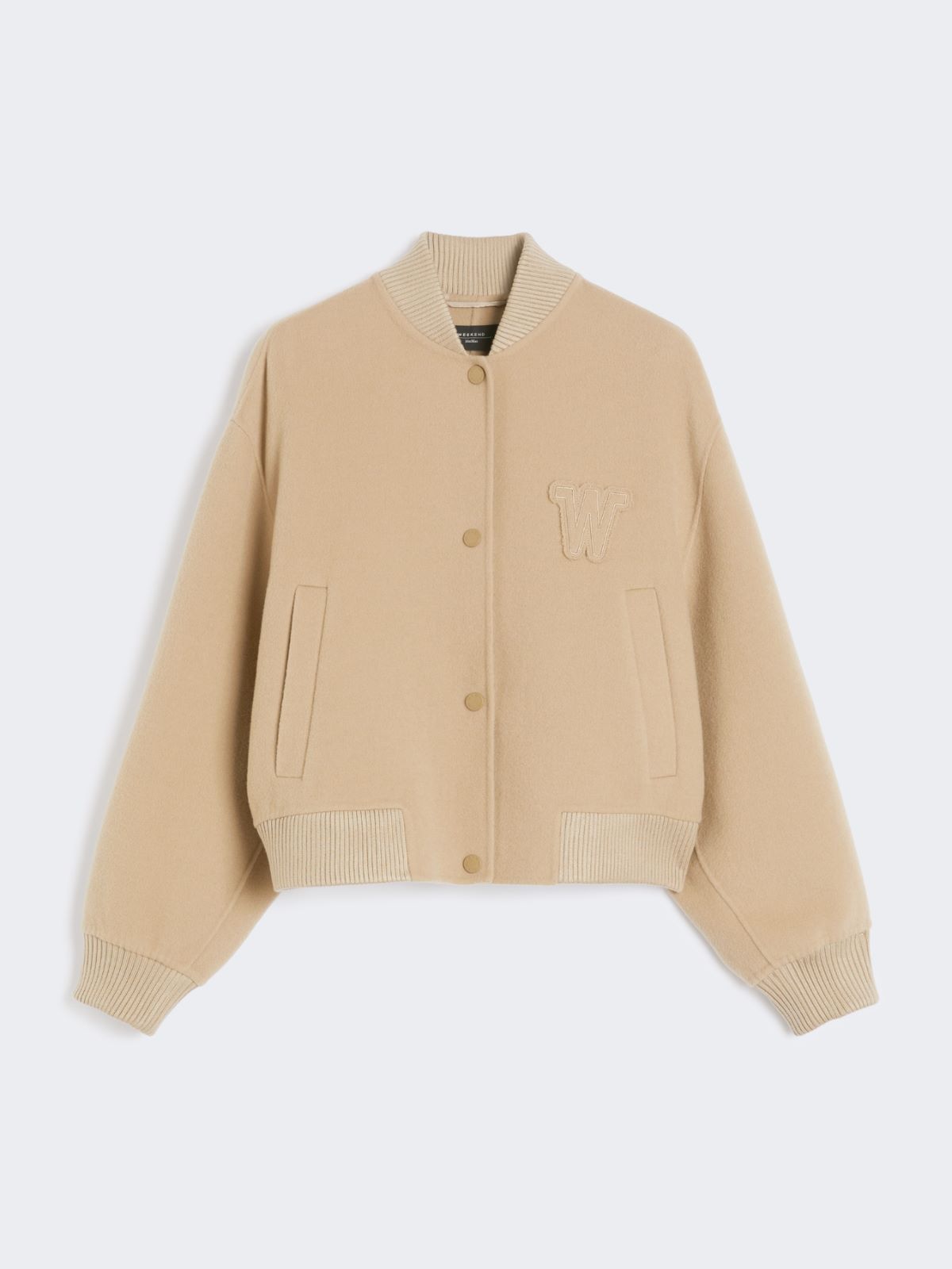Wool-blend bomber jacket - CAMEL - Max Mara - 9