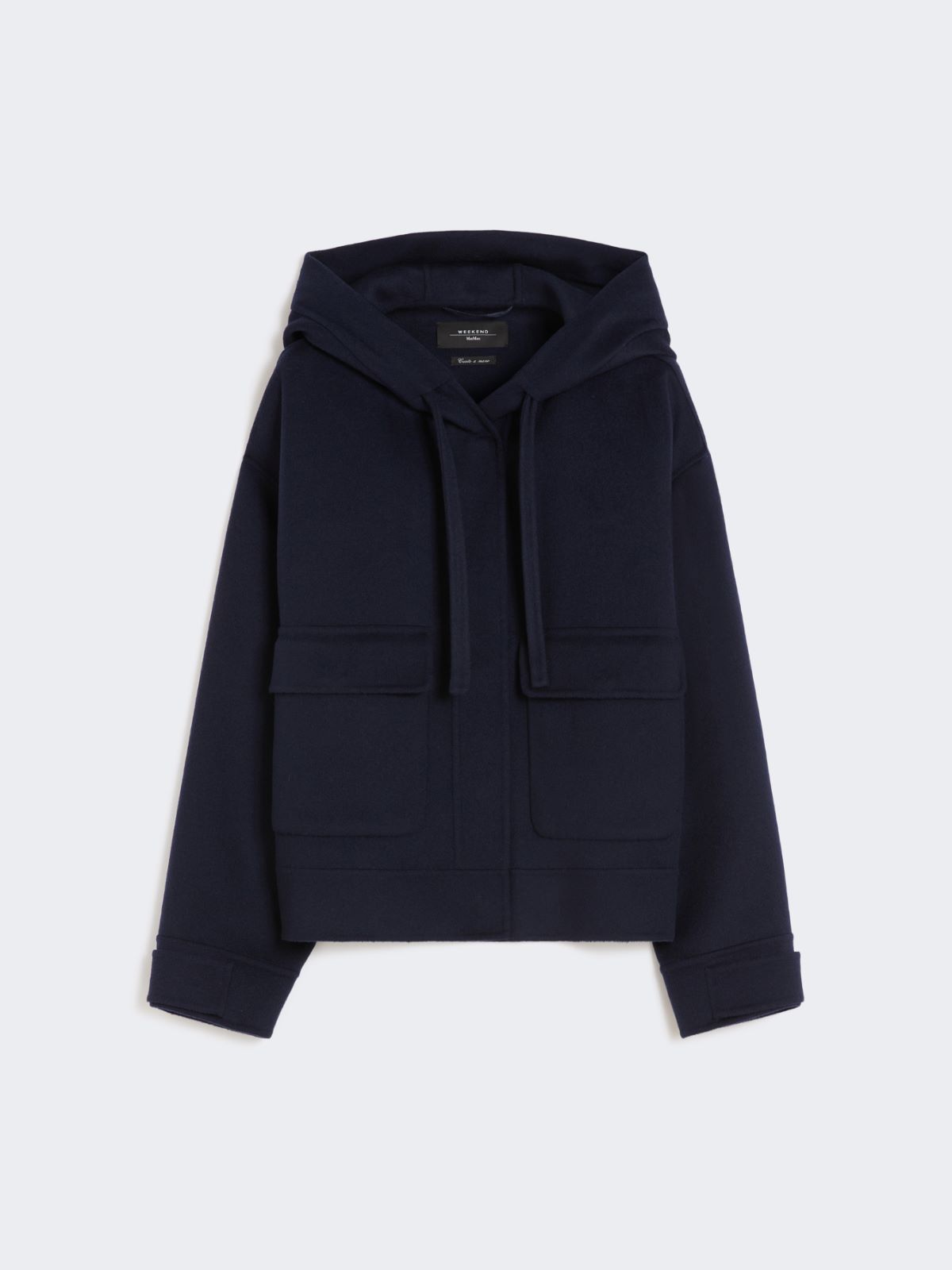 Hooded wool jacket - NAVY - Max Mara - 9