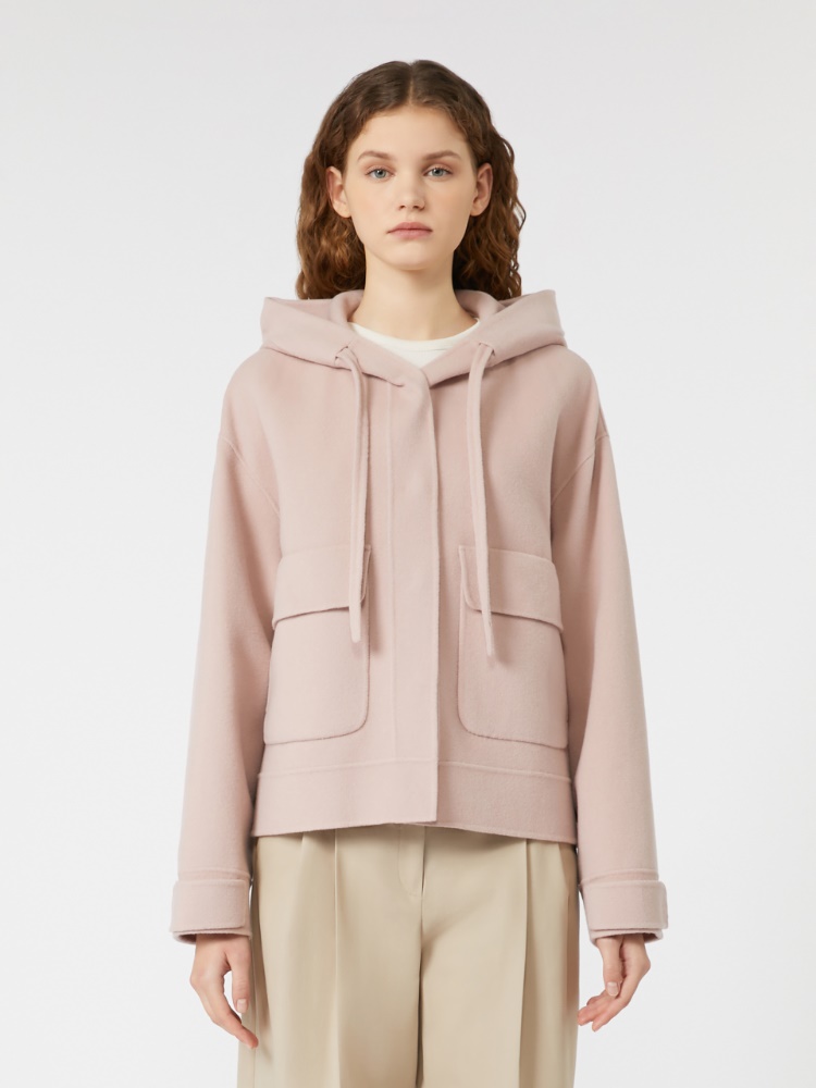 ジャケット Weekend Max Mara GARY - Hooded jacket in wool Hooded wool jacket, navy | Weekend Max Mara