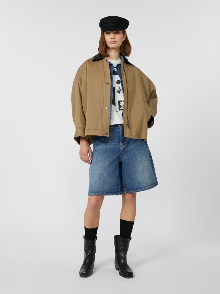 Water-repellent cotton jacket - DESERT - Max Mara