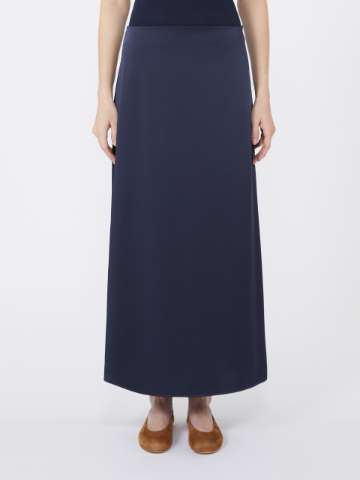 スカート MAX MARA SILK CHIFFON LONG SKIRT Silk chiffon long skirt by Max Mara | Tessabit