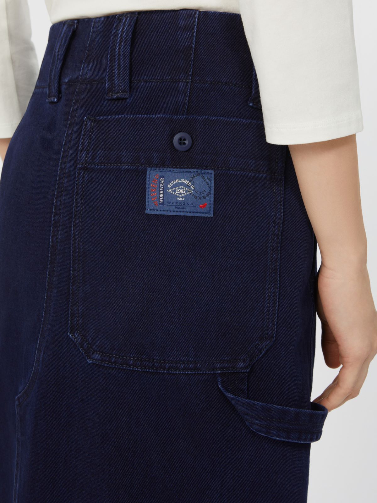 Long denim skirt - NAVY - Max Mara - 4